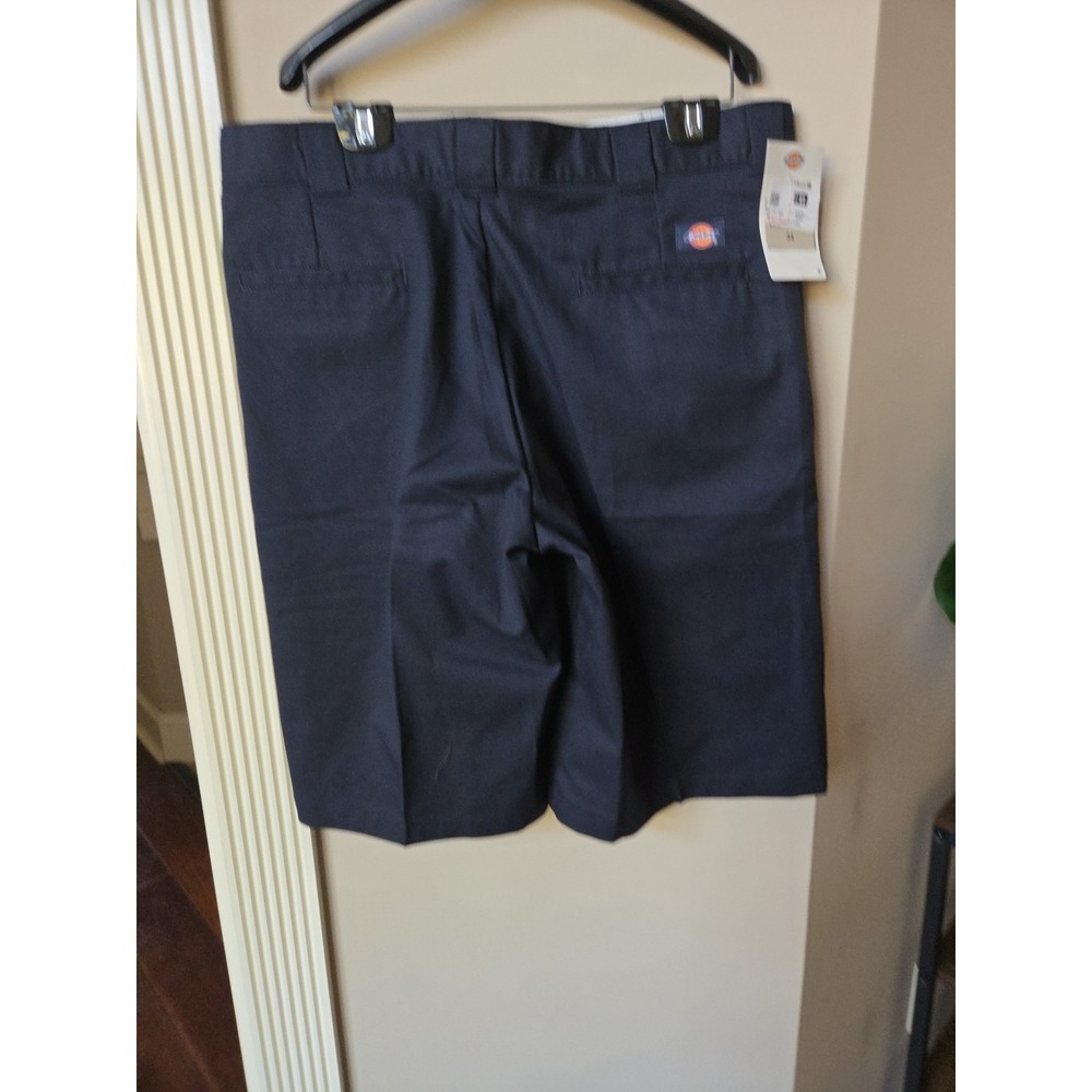 Dickies Shorts men's size 34 New NWT Work Casual Shorts WR872 Dark Navy Blue - Picture 2 of 7